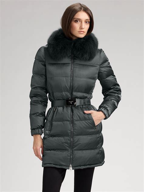 prada jackets women's|Prada winter coats for women.